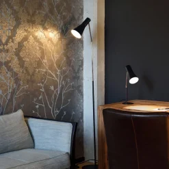 SLV Phelia vloerlamp zwart