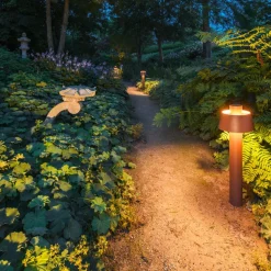 SLV Photoni 75, roestkleurig, aluminium, hoogte 75 cm