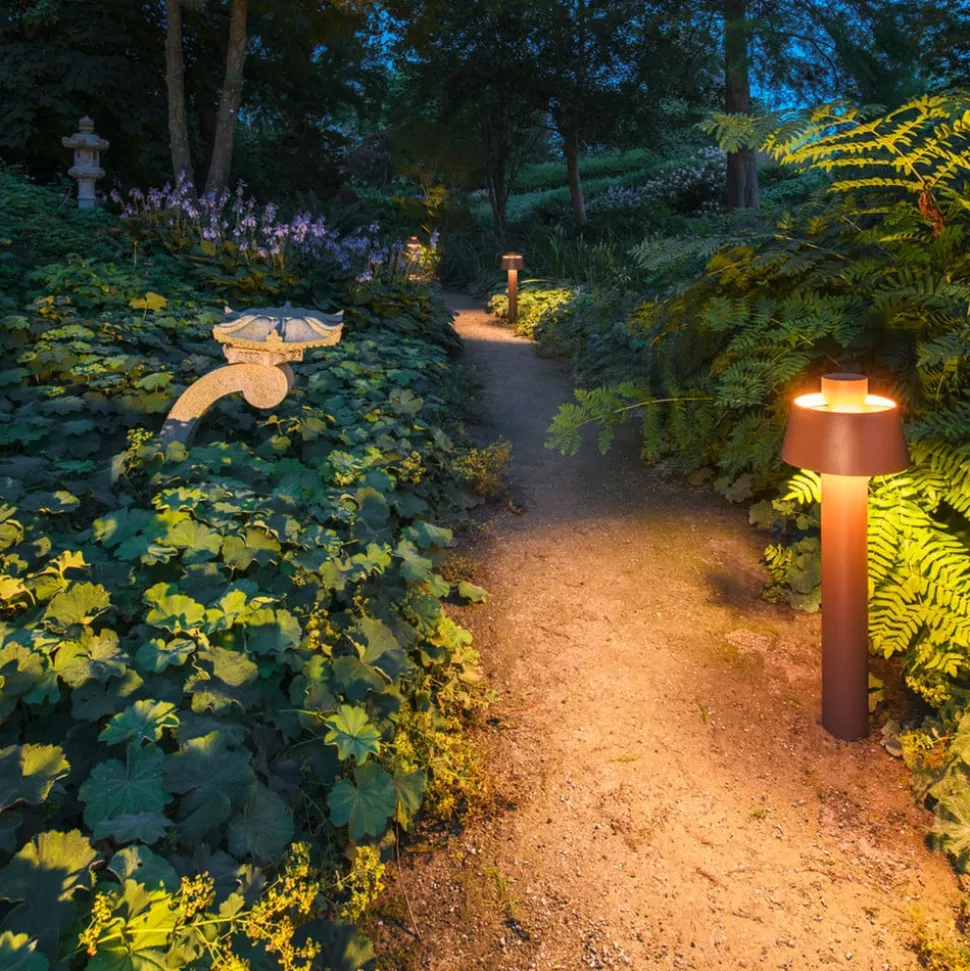 SLV Photoni 75, roestkleurig, aluminium, hoogte 75 cm