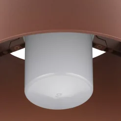 SLV Photoni plafondlamp, roestkleurig, aluminium, Ø 25 cm