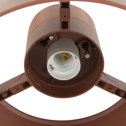 SLV Photoni plafondlamp, roestkleurig, aluminium, Ø 25 cm