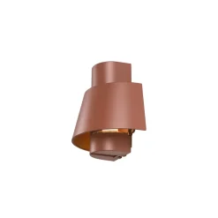 SLV Photoni wandlamp, roestkleurig, aluminium, breedte 25 cm