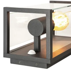 SLV Quadrulo buitenwandlamp met sensor