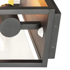 SLV Quadrulo buitenwandlamp met sensor