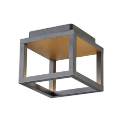 SLV Quadrulo LED buiten plafondlamp indir. antraciet