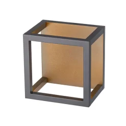 SLV Quadrulo LED buiten plafondlamp indir. antraciet