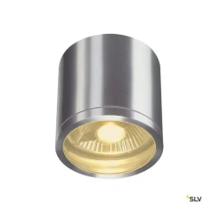 SLV Rox buiten plafondlamp aluminium Ø 12,5cm