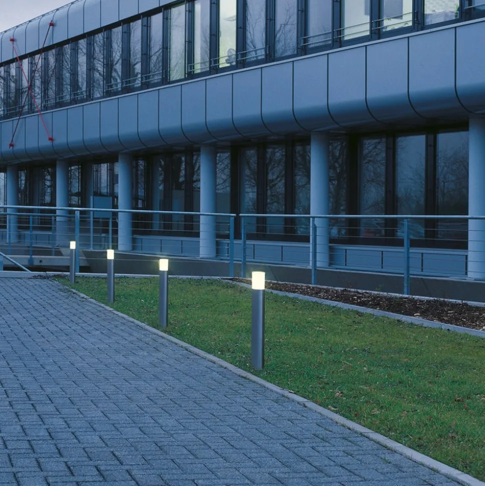 SLV Roxy acryl tuinpadverlichting, hoogte 90 cm, grijs, roestvrij staal