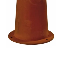 SLV Rusty 40 sokkellamp, roestkleurig, staal, hoogte 40 cm