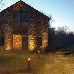 SLV Rusty 70 tuinpadverlichting, roestkleurig, staal, hoogte 70 cm, IP55