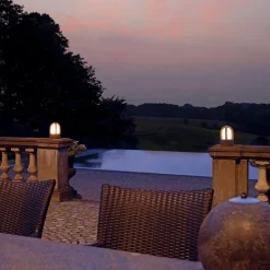 SLV Rusty Cone 24 roestbruin 24 cm sokkellamp