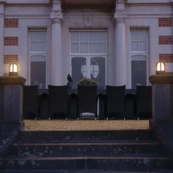 SLV Rusty Cone 24 roestbruin 24 cm sokkellamp