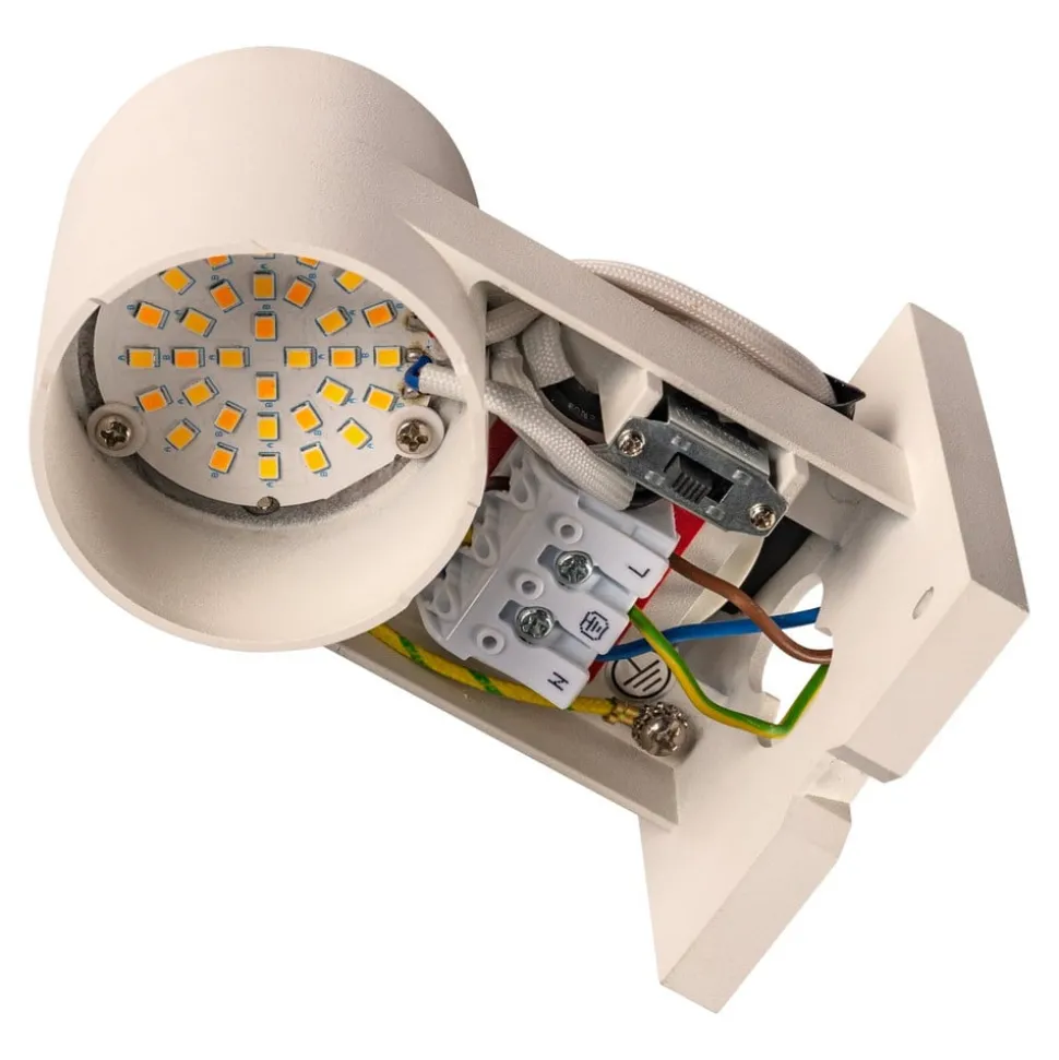 SLV Rusty LED buitenwandlamp up/down kubus