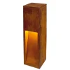 SLV Rusty Slot 50 LED sokkellamp, hoogte 50 cm