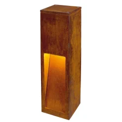 SLV Rusty Slot 50 LED sokkellamp, hoogte 50 cm