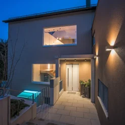 SLV Sitra buiten plafondlamp, antraciet, aluminium, Ø 10 cm