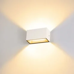 SLV SITRA LED buitenwandlamp Up/Down 20cm wit