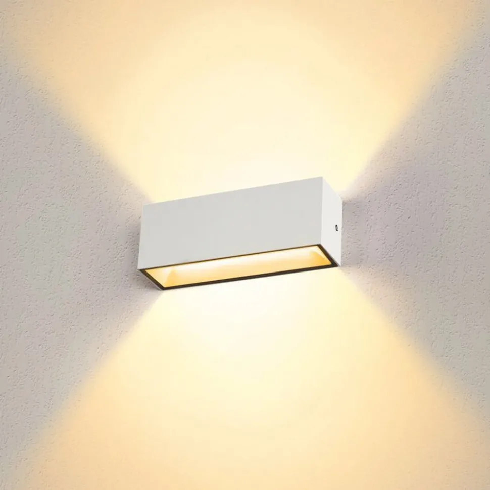 SLV SITRA LED buitenwandlamp Up/Down 30cm wit