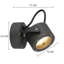 SLV Sitra plafondspot antraciet