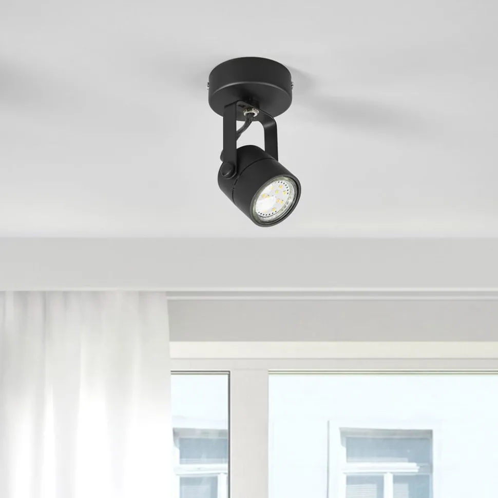 SLV Spot 79 Plafondspot 1fl. 230V zwart