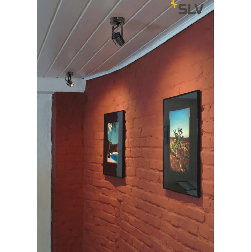 SLV Spot 79 Plafondspot 1fl. 230V zwart