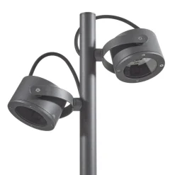 SLV tuinpadverlichting Sitra, 2-lamps, antraciet, aluminium, GX53, IP44