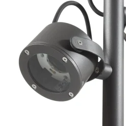 SLV tuinpadverlichting Sitra, 2-lamps, antraciet, aluminium, GX53, IP44