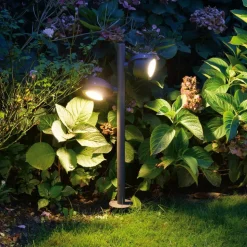 SLV tuinpadverlichting Sitra, 2-lamps, antraciet, aluminium, GX53, IP44