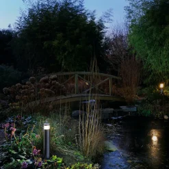 SLV Vap Slim 60 sokkellamp van roestvrij staal