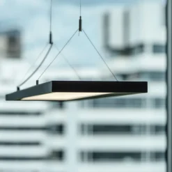 SLV Werklamp LED kantoor hanglamp, zwart