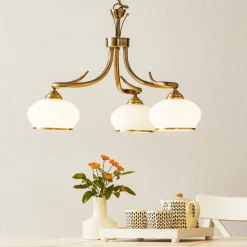 Smaakvolle hanglamp Elvira, 3-lichts