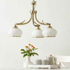 Smaakvolle hanglamp Elvira, 3-lichts