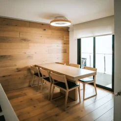 Smart LED plafondventilator Tibet, houtkleurig, stil, Ø 65 cm