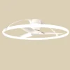 Smart LED plafondventilator Nepal, wit, DC, stil
