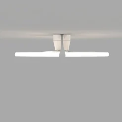 Smart LED plafondventilator Nepal, wit, DC, stil