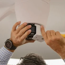 Smart LED plafondventilator Nepal, wit, DC, stil