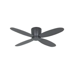 Smart plafondventilator Eco Plano II, Ø 112 cm, grijs, DC