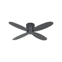 Smart plafondventilator Eco Plano II, Ø 112 cm, grijs, DC