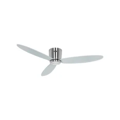 Smart plafondventilator Eco Plano II, Ø 132 cm, zilver, DC