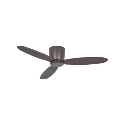 Smart plafondventilator Eco Plano II, Ø 112 cm, notenhout, DC