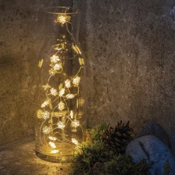 Sneeuwvlokken-lichtketting LED Nynne 20-l.