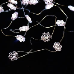 Sneeuwvlokken-lichtketting LED Nynne 20-l.