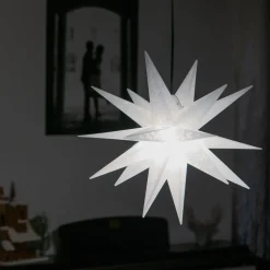 Sneeuwvlokken-ster buiten, 18-punten, gestansd