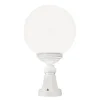 Sokkellamp 1131 met bolkap, wit