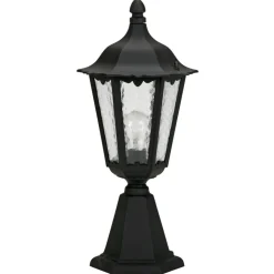 Sokkellamp 0541, zwart