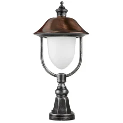 Sokkellamp 1157, zwart/koper