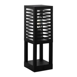 Sokkellamp Alamonte 3, zwart