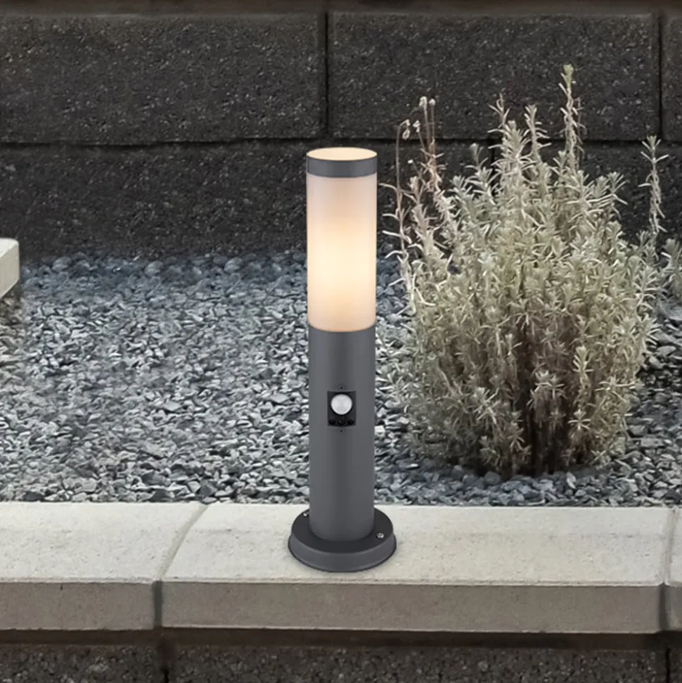 Sokkellamp Boston, hoogte 45 cm, met sensor