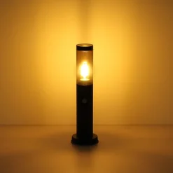 Sokkellamp Boston met bewegingssensor