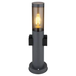 Sokkellamp Boston met stopcontacten